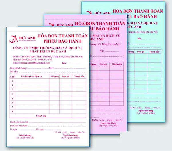 IN HÓA ĐƠN BÁN LẺ